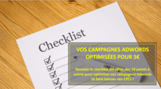 Checklist pour optimiser vos campagnes Adwords