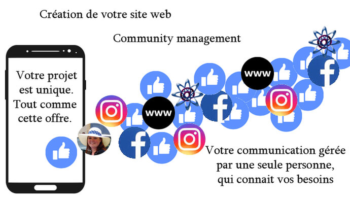 Communication web : e-boutique, réseaux sociaux